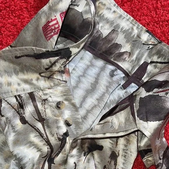 Vivienne Westwood MILITARY SHORTS CHINESE PEONY PRINT IT40 US4